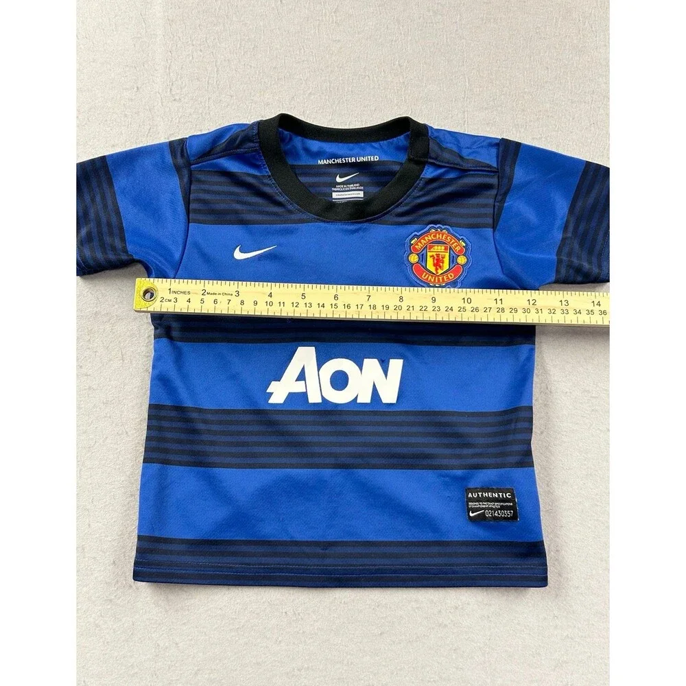 Babies MANCHESTER UNITED 2011 2012 AWAY FOOTBALL SOCCER JERSEY 18-24 months